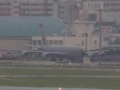 福岡空港のKC-135その１