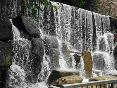 水元公園の“滝”