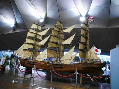 大型模型帆船　“北　光　丸”