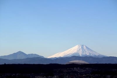 2015年正月2日目の霊峰富士
